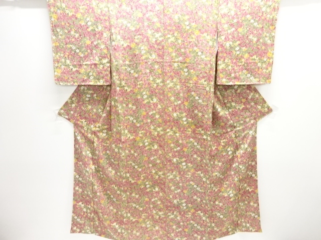 JAPANESE KIMONO / KOMON / FLOWER & PLANT